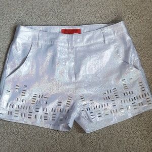 Holographic Shimmer Shorts